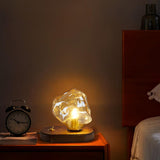 Bordslamp I Glas Med Issten