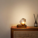 Bordslamp I Glas Med Issten
