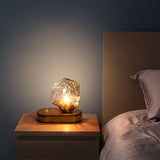 Bordslamp I Glas Med Issten