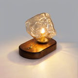 Bordslamp I Glas Med Issten