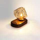 Bordslamp I Glas Med Issten