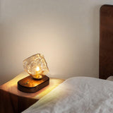 Bordslamp I Glas Med Issten