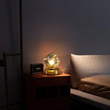 Bordslamp I Glas Med Issten