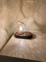 Bordslamp I Glas Med Issten