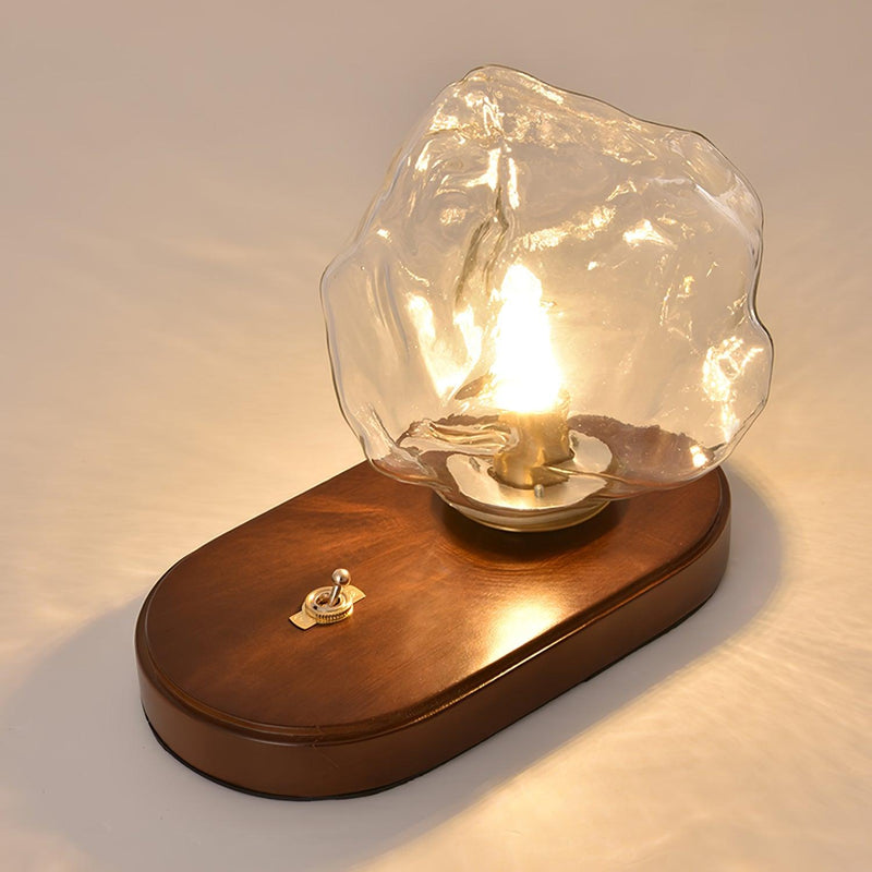 Bordslamp I Glas Med Issten