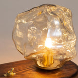 Bordslamp I Glas Med Issten