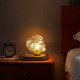 Bordslamp I Glas Med Issten