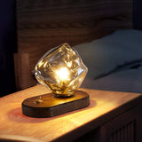 Bordslamp I Glas Med Issten