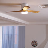 Ventilador de techo de madera