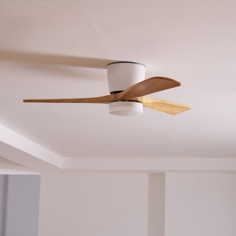 Ventilador de techo de madera