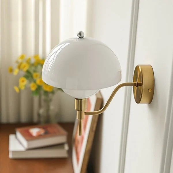 Grädde Svamp Gångväg Vägglampa