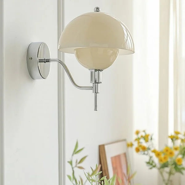 Grädde Svamp Gångväg Vägglampa