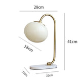 Marshmallow Bordslamp I Metall Och Glas