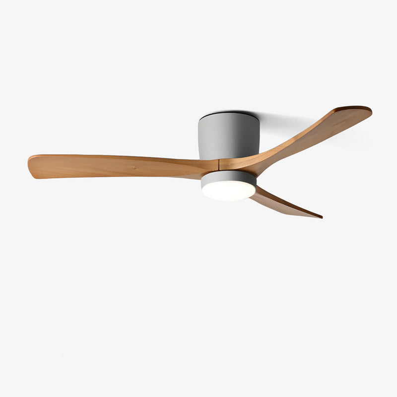 Ventilador de techo de madera