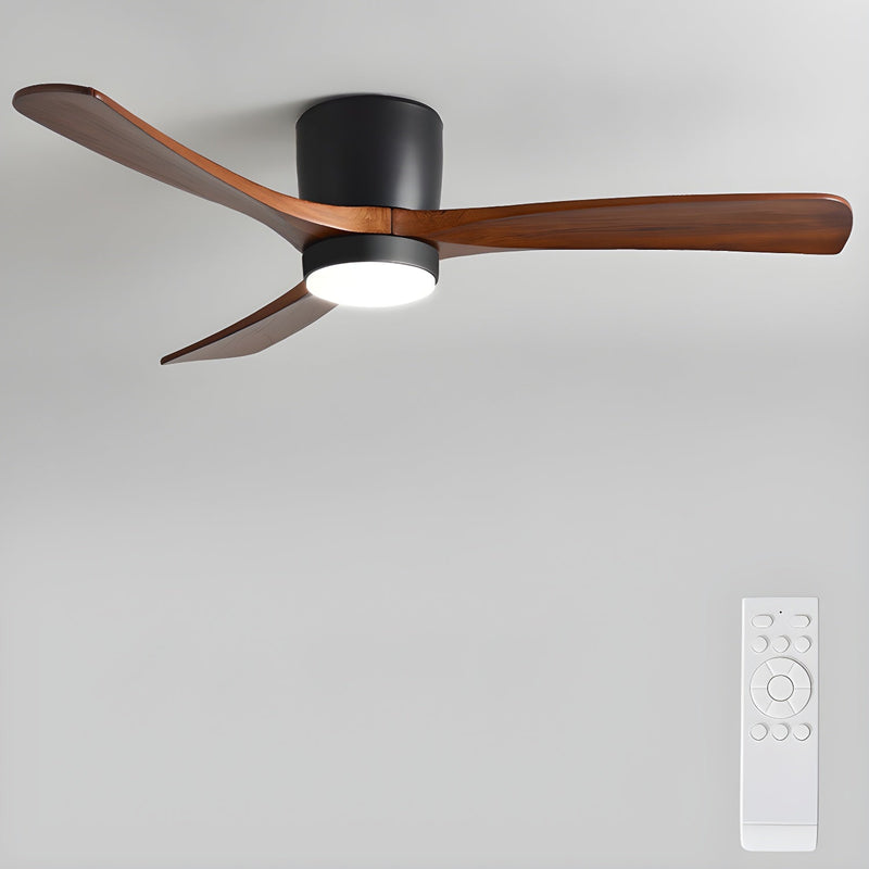 Ventilador de techo de madera