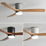 Ventilador de techo de madera