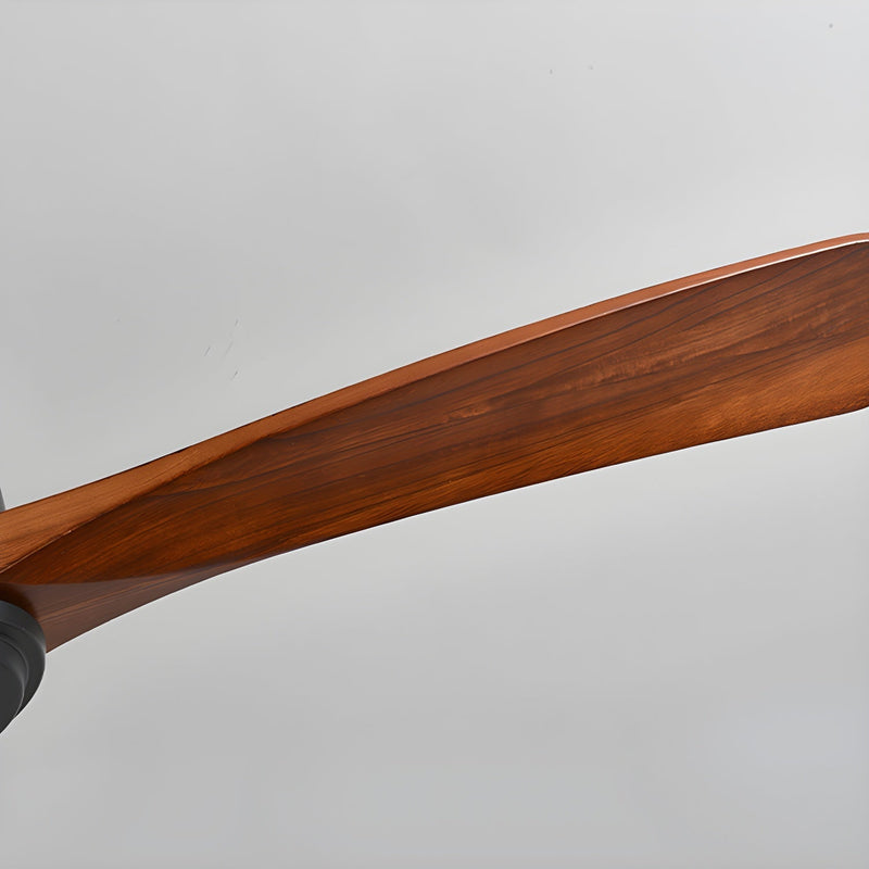 Ventilador de techo de madera