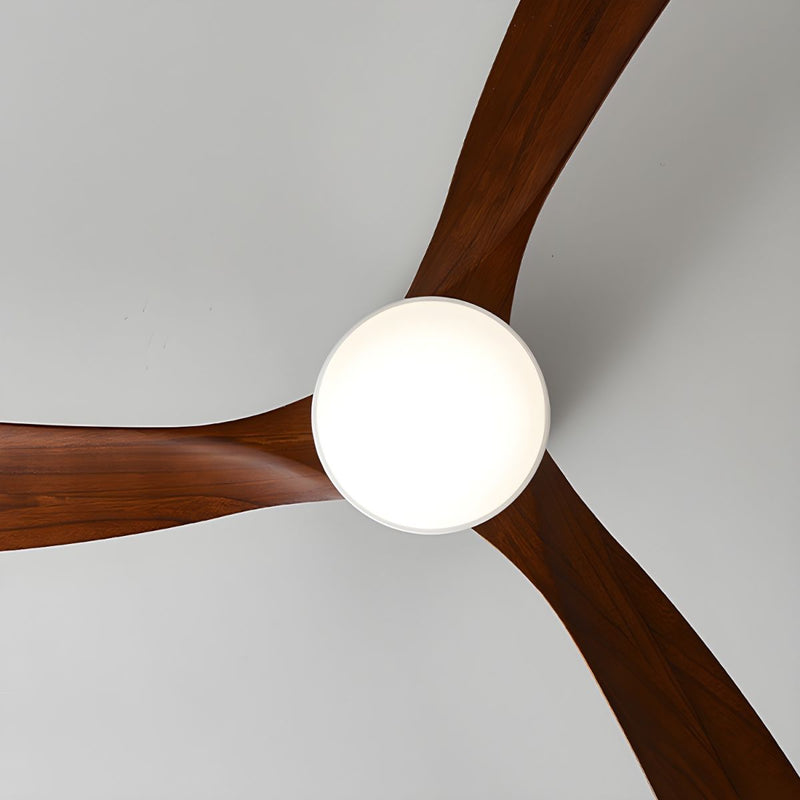Ventilador de techo de madera