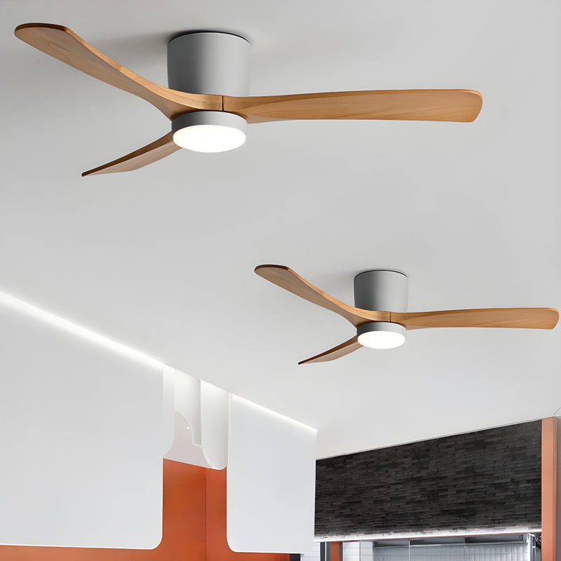Ventilador de techo de madera