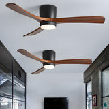 Ventilador de techo de madera