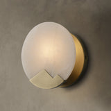 Nordisk Minimalistisk Vägglampa I Marmor
