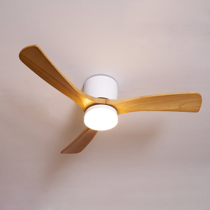 Ventilador de techo de madera