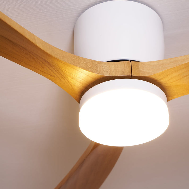 Ventilador de techo de madera