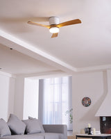 Ventilador de techo de madera