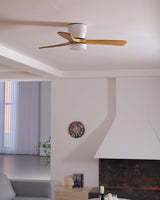 Ventilador de techo de madera