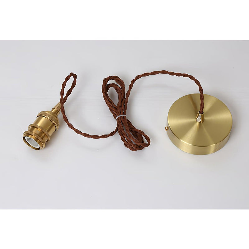 Pendellampa I Brunt Vintage-Glas