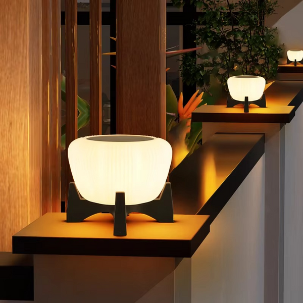 Luz solar exterior para el aterrizaje