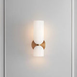 Vägglampa Med Dubbelt Huvud I Glas Led Sconce