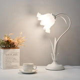 Justerbar Bordslamp Med Blommor Vintage