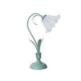 Justerbar Bordslamp Med Blommor Vintage