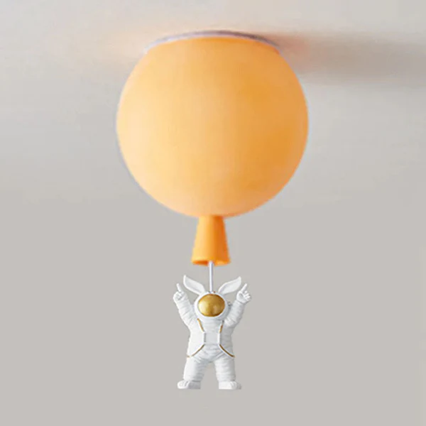 Lámpara de techo LED moderna Fateh Moon/Astronauts